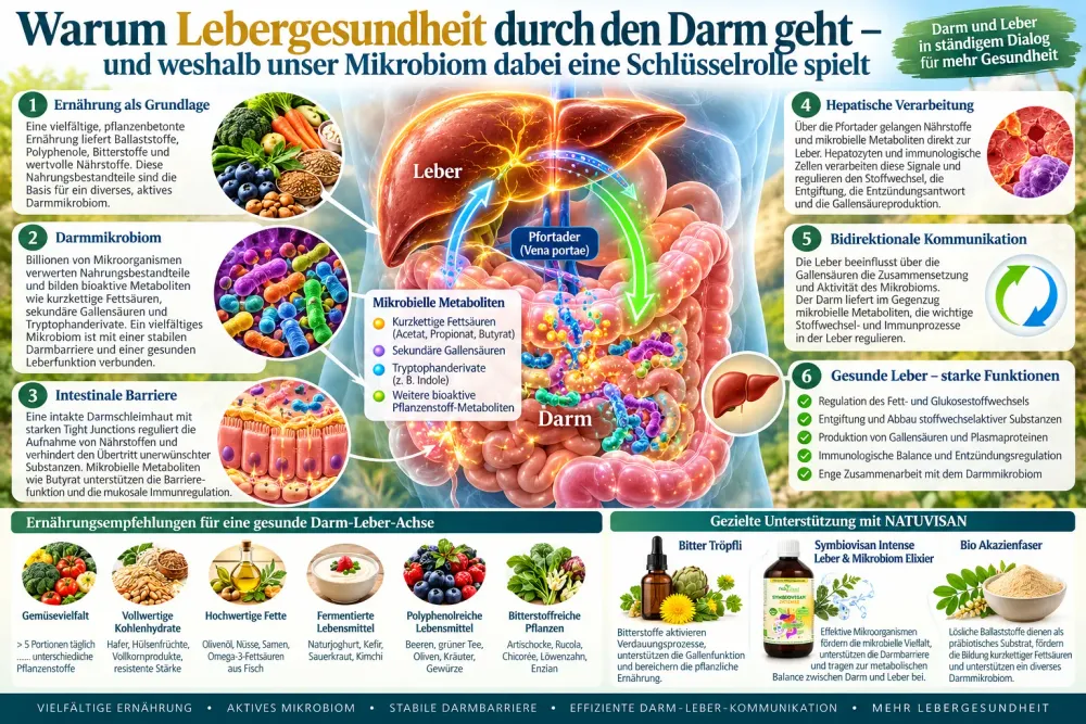 Darm und Leber im ständigen Dialog
